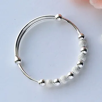 【JA-ME】990千足銀福祿壽銀鐲 歷史價格詳細信息