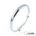 【JA-ME】999千足銀心經手鐲光面 歷史價格詳細信息