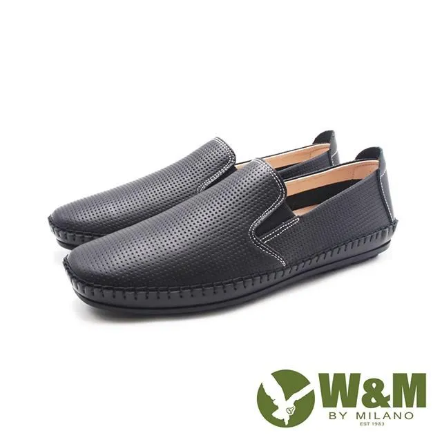 W&M(男)洞感透氣休閒樂福鞋 男鞋-咖色(另有黑色) 歷史價格詳細信息