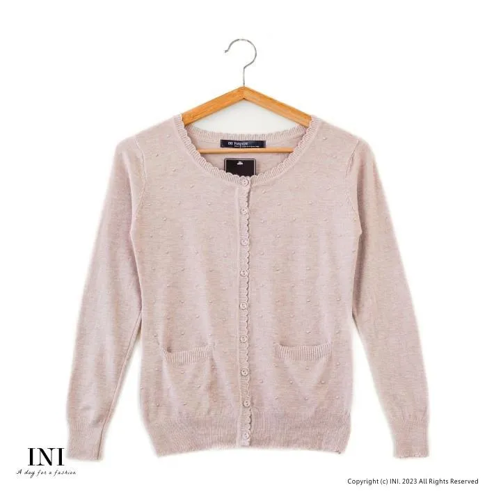 【INI】四季可穿、舒適實穿針織外套．墨綠色 歷史價格詳細信息