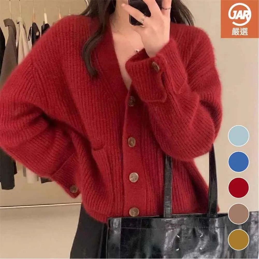 軟糯慵懶雙拉鏈毛衣外套女秋冬季翻領針織開衫寬鬆外搭浣熊絨上衣 歷史價格詳細信息