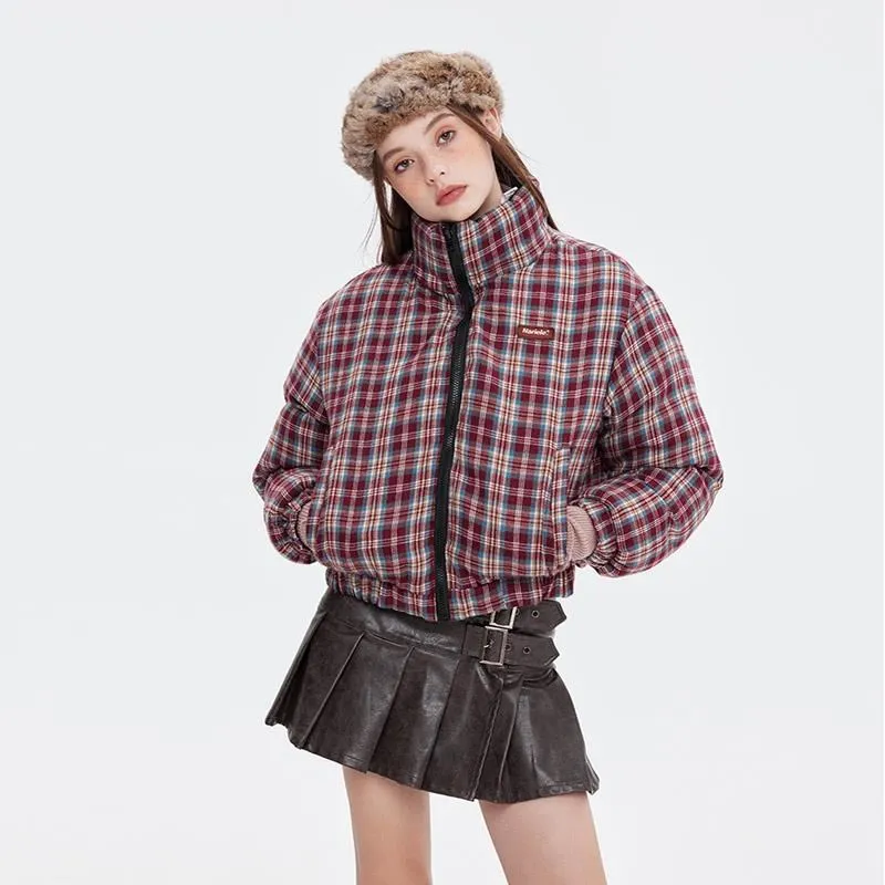 女裝 兩面穿飛行員夾克外套女秋季新款立領設計感復古休閑拉鏈上衣 歷史價格詳細信息