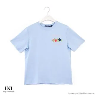 【INI】充滿自在、清新圓點舒適上衣．黑色 歷史價格詳細信息