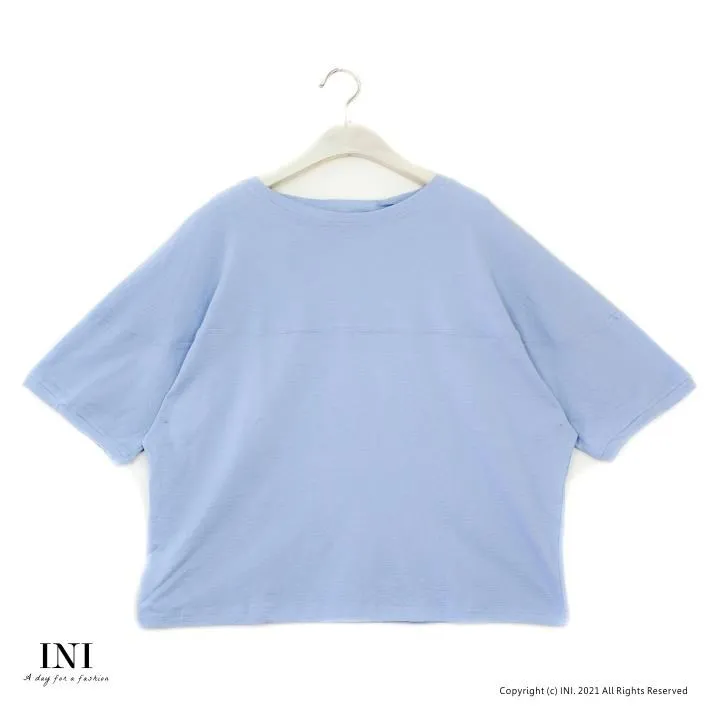 【INI】率性風格、連袖剪裁拼接設計上衣．紅色 歷史價格詳細信息