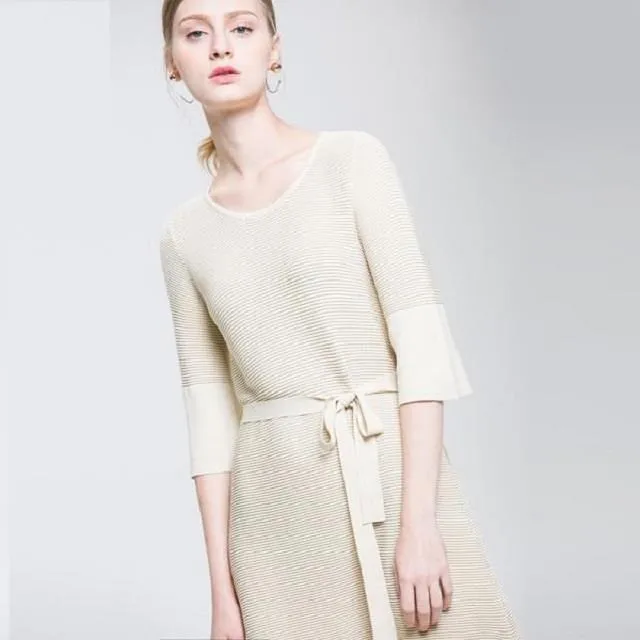 《D'Fina 時尚女裝》喇叭長袖V領收腰顯瘦中長版包臀魚尾蕾絲禮服 歷史價格詳細信息