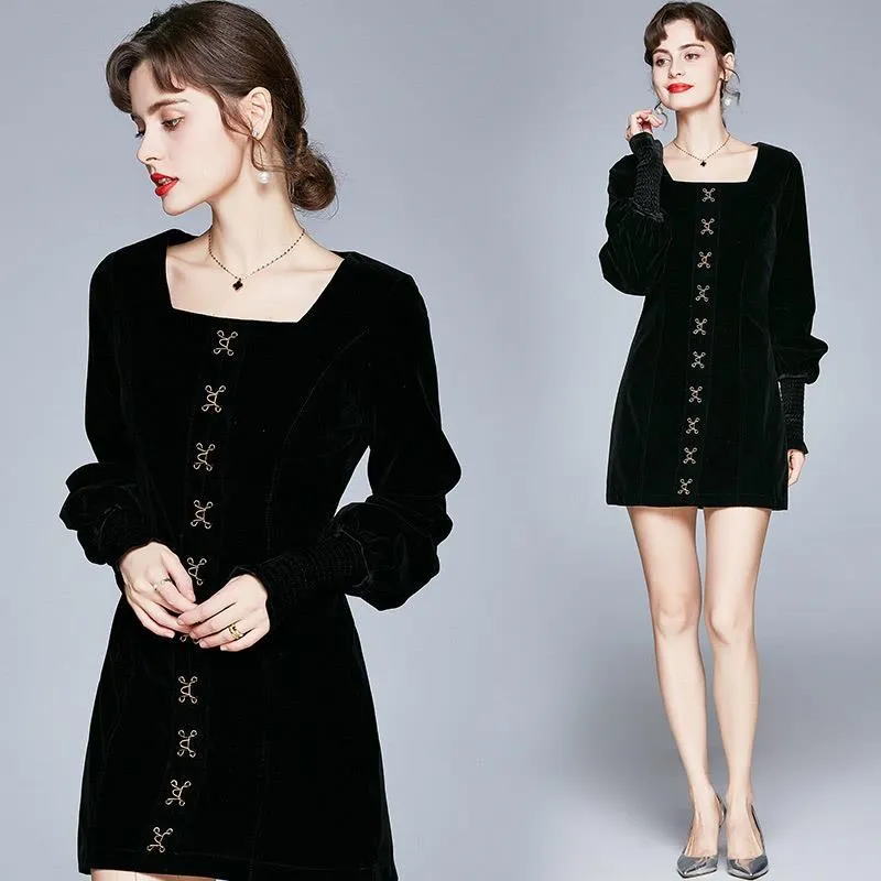 《D'Fina 時尚女裝》 歐美金絲絨開袖手工釘鑽衛衣長褲兩件式 歷史價格詳細信息