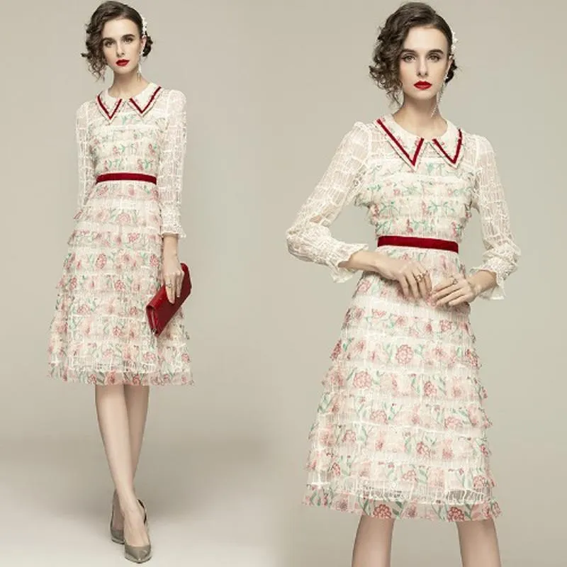 《D'Fina 時尚女裝》 名媛風長袖洋裝輕熟風御姐氣質收腰襯衫式裙子 歷史價格詳細信息