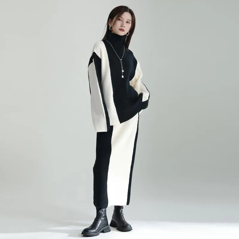 黑白撞色拼接不規則長袖寬鬆襯衫男髮型師秋季氣質襯衫潮流~時尚男裝 歷史價格詳細信息