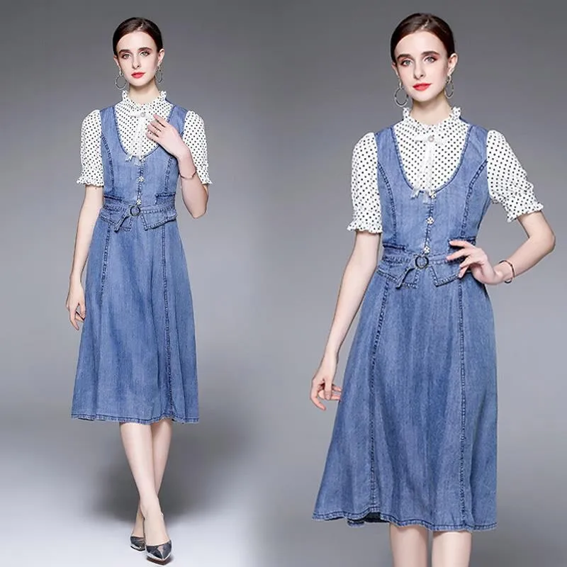 女童時尚牛仔洋裝 女童長袖洋裝 中大童洋裝 女童洋裝 女童連衣裙 中大童連衣裙【蘋果小舖】(AA)2102 A7 歷史價格詳細信息