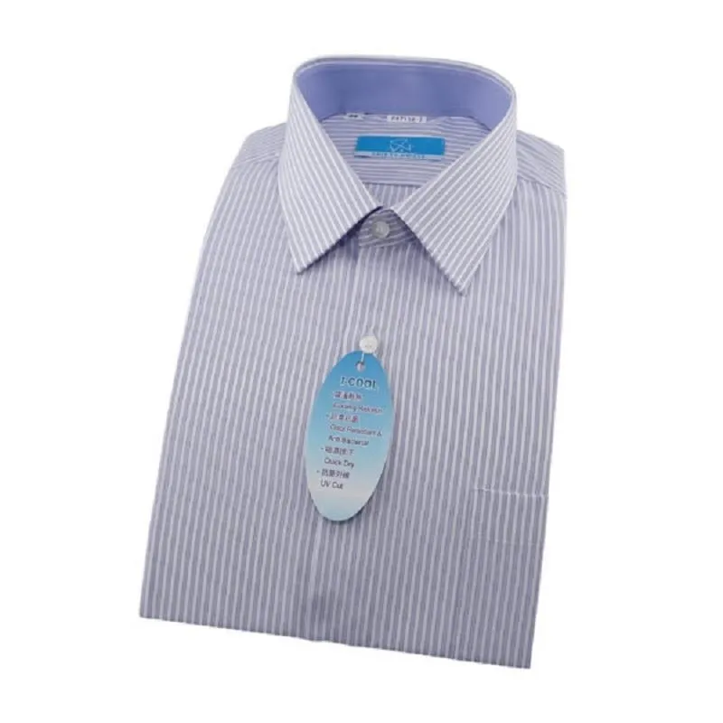 【襯衫工房】長袖襯衫-藍色細條紋 大碼45 歷史價格詳細信息