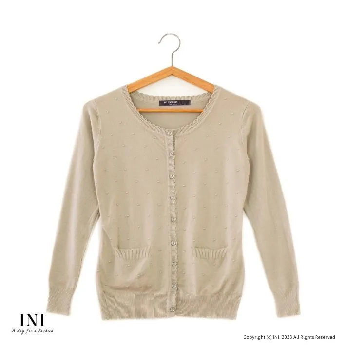 【INI】四季可穿、舒適實穿針織外套．墨綠色 歷史價格詳細信息