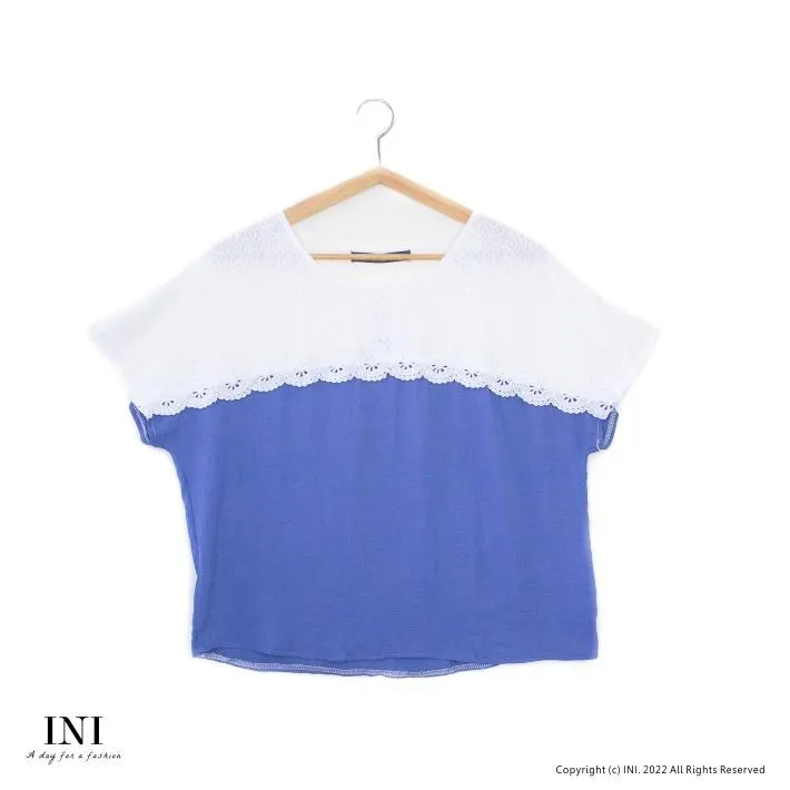 【INI】優雅實穿、好感剪裁雪紡上衣．淺藍色 歷史價格詳細信息