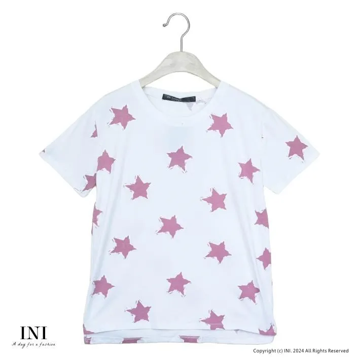 【INI】立體剪裁、舒適質感清爽條紋上衣．深藍色 歷史價格詳細信息