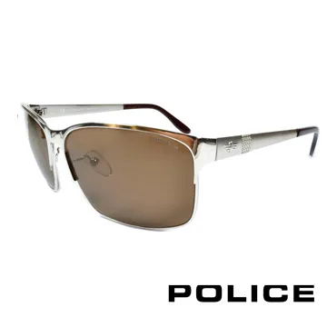 POLICE 義大利警察都會款個性型男眼鏡-金屬框(銀面紅腳) POV8797-K01X 歷史價格詳細信息