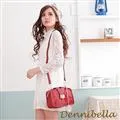 【Dennibella 丹妮貝拉】真皮斜背貝殼包-紫 歷史價格詳細信息
