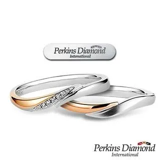 鑽石對戒 PERKINS 伯金仕 18K白金戒指 歷史價格詳細信息