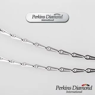 PERKINS 伯金仕 - 亮面日形鍊 14K白金項鍊 41CM 歷史價格詳細信息