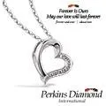 鑽石項鍊 PERKINS 伯金仕 Heart系列 18K金鑽石項鍊 歷史價格詳細信息