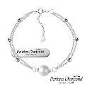 珍珠手鍊 PERKINS 伯金仕 Elegance SII系列 925純銀珍珠手鍊 歷史價格詳細信息