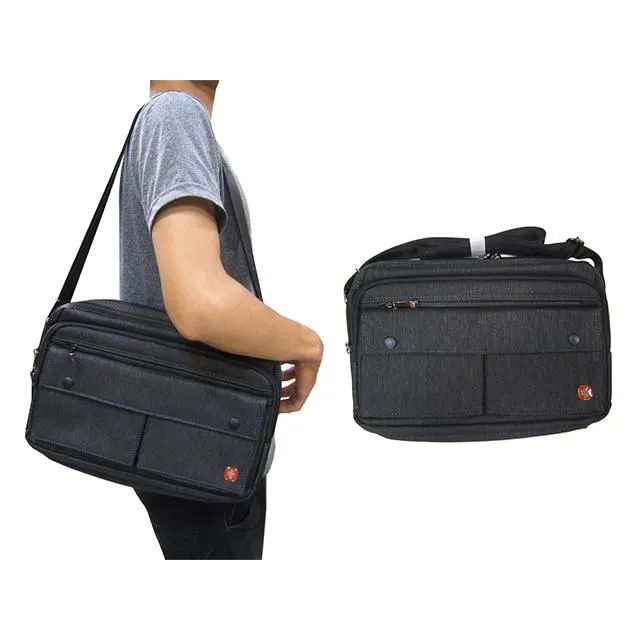 斜側包大容量可A4紙二層主袋+外袋共六層10吋平板進口防水尼龍布肩背斜側 歷史價格詳細信息