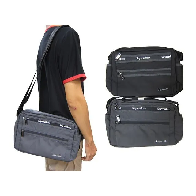 肩側包中容量扁包主袋+外袋共四層肩背可斜側背防水尼龍布 歷史價格詳細信息