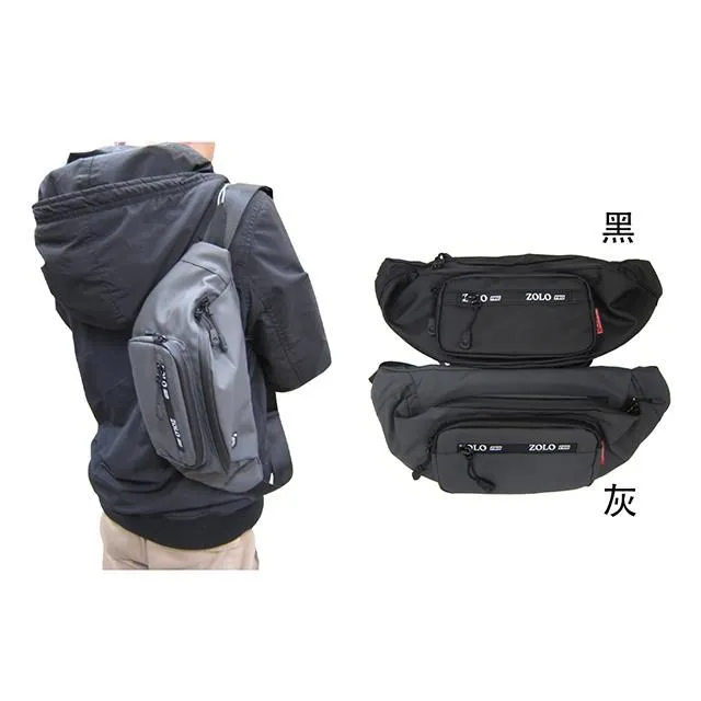 腰胸包中容量防水拉鍊防水尼龍布主袋+外袋共三層 歷史價格詳細信息