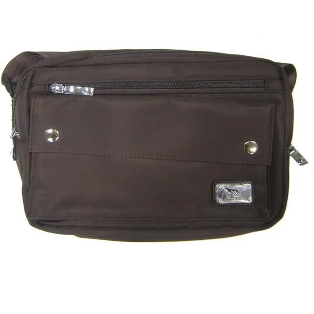 Cougar 肩側包大容量可放A4紙休閒側背專櫃進口防水水晶布 歷史價格詳細信息