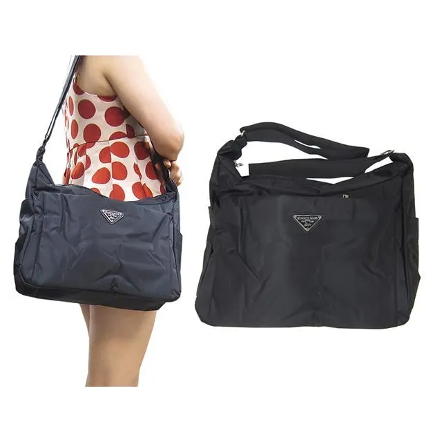 斜側包大容量可A4紙二層主袋+外袋共六層10吋平板進口防水尼龍布肩背斜側 歷史價格詳細信息