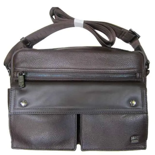 18NINO81 肩側包中容量二層主袋100%進口牛皮紳士休閒 歷史價格詳細信息