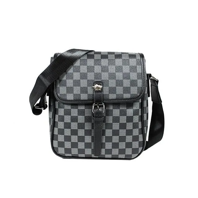 DRAKA 達卡 - Re.Simple系列-超纖皮革方格紋手拿包-6卡零錢袋 歷史價格詳細信息