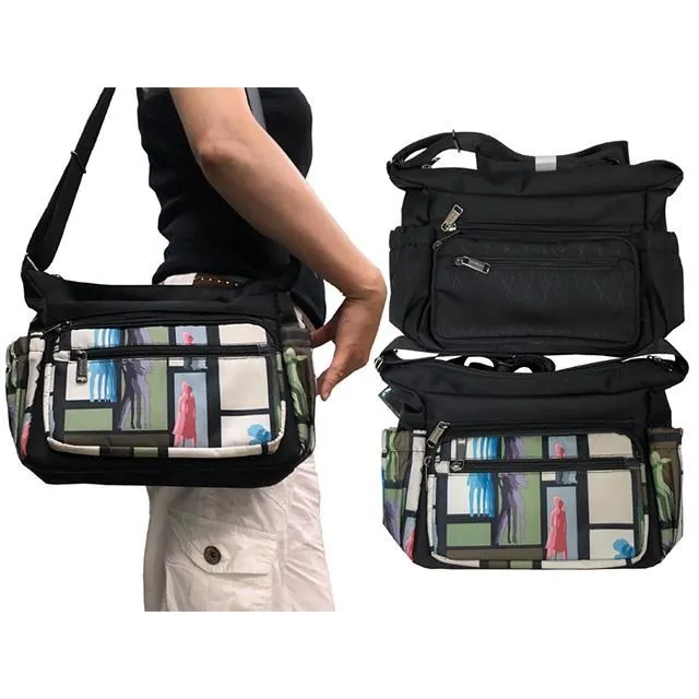 斜側包中容量進口防水尼龍布+皮革二層主袋+外袋共五層 歷史價格詳細信息