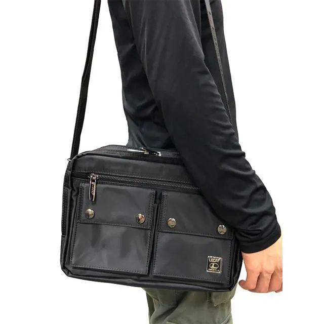 LECAF 斜側包中容量二層主袋+外袋共五層8寸平板防水尼龍布 歷史價格詳細信息