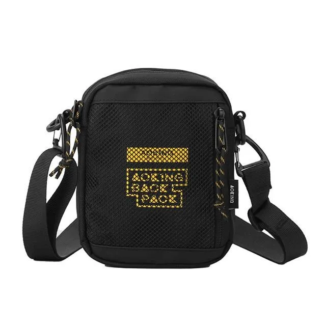 AOKING　雅仕都會單肩包-貴族黑/天空灰　BAG-022-SY95070　☆‧&deg;小荳の窩 &deg;‧☆㊣ 歷史價格詳細信息