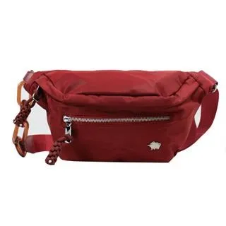 DRAKA 達卡 - 防潑水多層兩用圓弧單肩斜背胸包-藍 歷史價格詳細信息