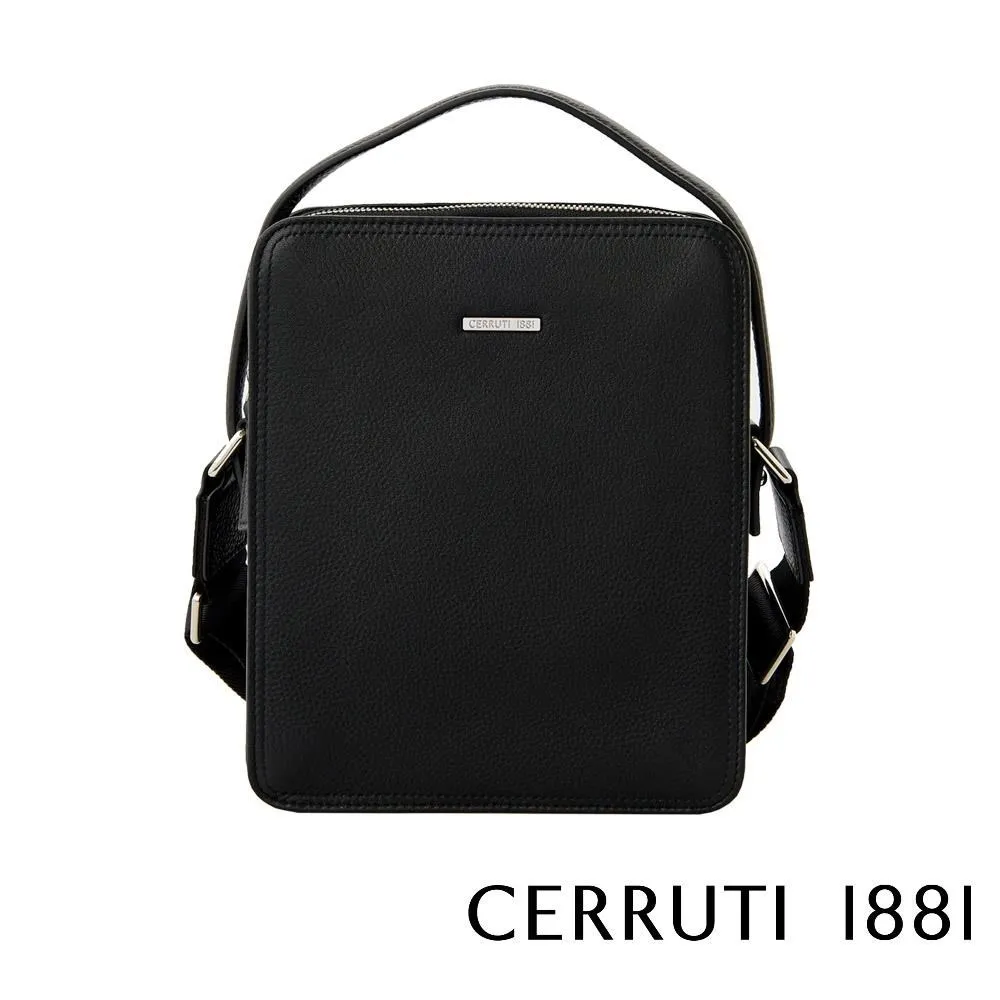 【Cerruti 1881】限量2折 頂級肩背包斜背包 全新專櫃展示品(黑色 6656N) 歷史價格詳細信息