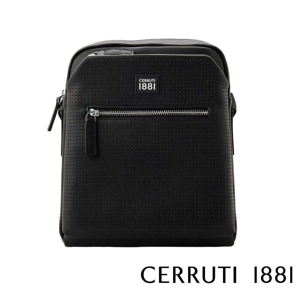 【Cerruti 1881】限量2折 頂級肩背包斜背包 全新專櫃展示品(黑色 6656N) 歷史價格詳細信息