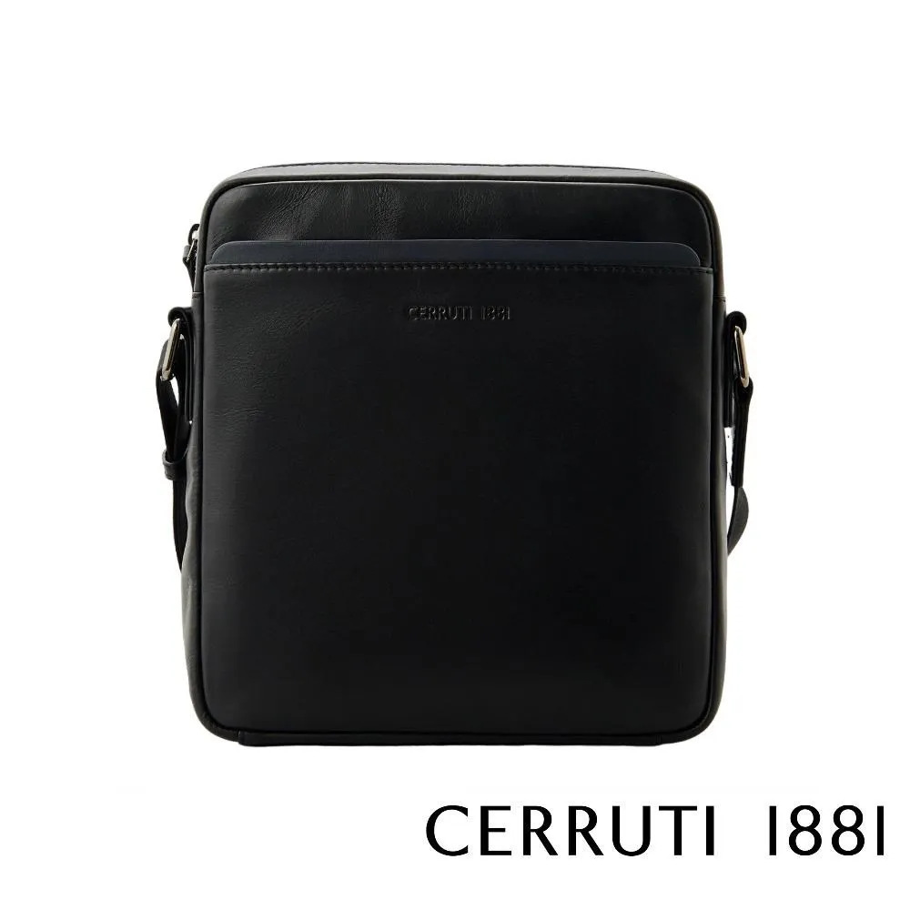 【Cerruti 1881】限量2折 頂級肩背包斜背包 全新專櫃展示品(黑色 6656N) 歷史價格詳細信息