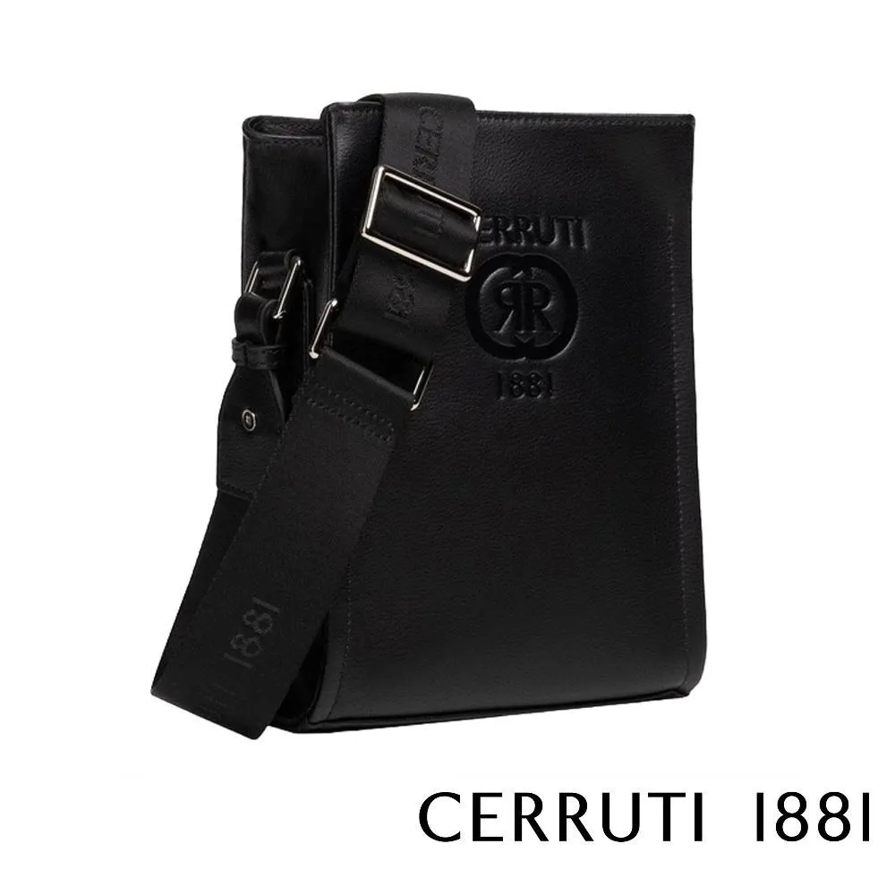 【Cerruti 1881】限量2折 頂級肩背包斜背包 全新專櫃展示品(黑色 6656N) 歷史價格詳細信息