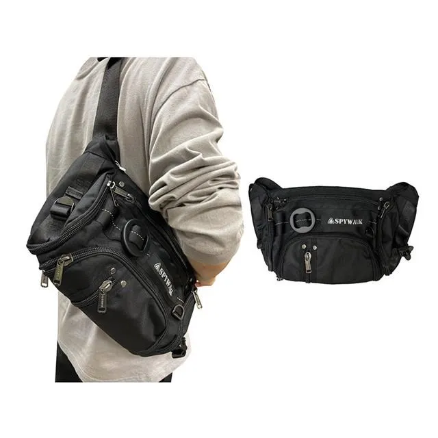 腰胸包大容量二層主袋+外袋共四層防水尼龍布可腰背肩背斜側背外出休閒工作袋 歷史價格詳細信息