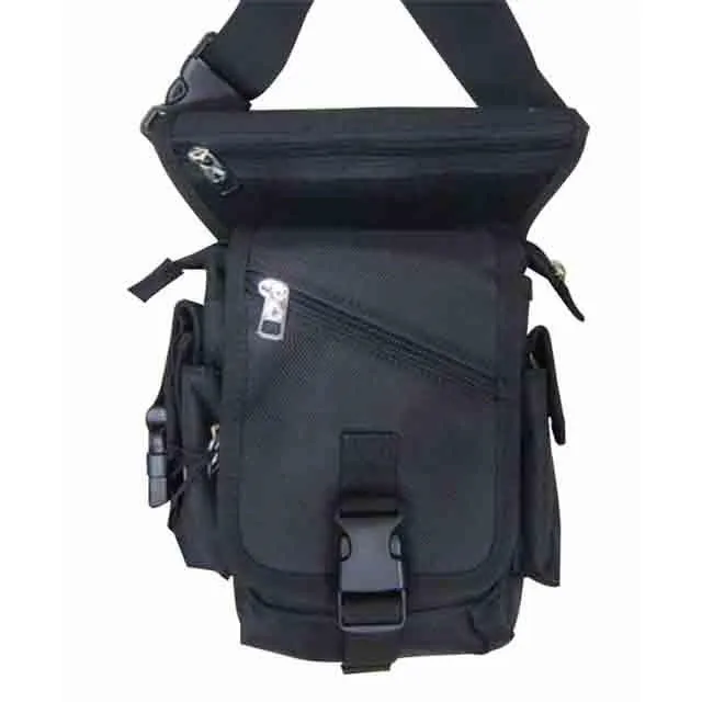 腿包腰背式小腿包主袋+外袋共四層隨身工作工具袋型男隨身物品包防水尼龍布材質 歷史價格詳細信息