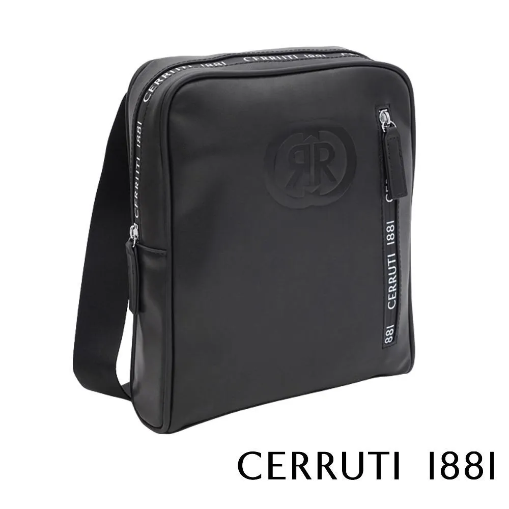 【Cerruti 1881】限量2折 義大利頂級肩背包 全新專櫃展示品(黑色6385N) 歷史價格詳細信息