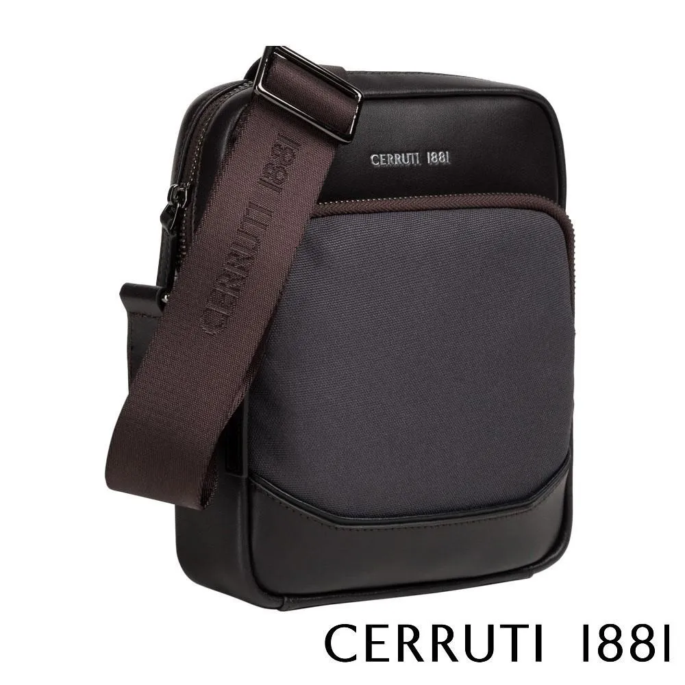 【Cerruti 1881】限量2折 義大利頂級肩背包 全新專櫃展示品(黑色6385N) 歷史價格詳細信息