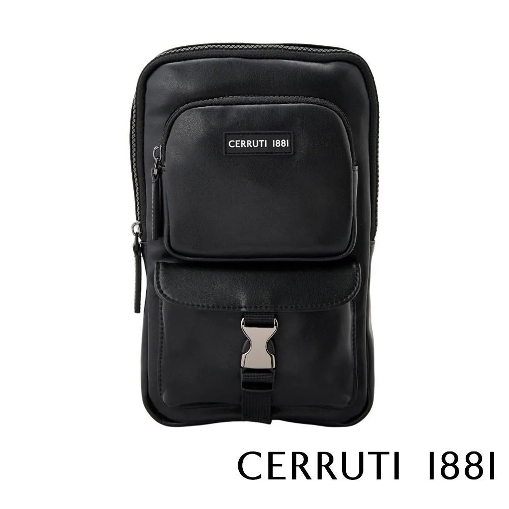 【Cerruti 1881】限量2折 義大利頂級肩背包 全新專櫃展示品(黑色6385N) 歷史價格詳細信息