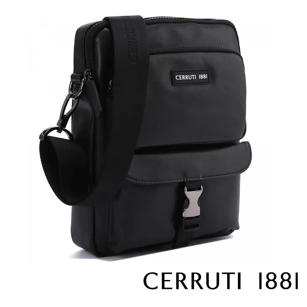 【Cerruti 1881】限量2折 義大利頂級肩背包 全新專櫃展示品(黑色6385N) 歷史價格詳細信息