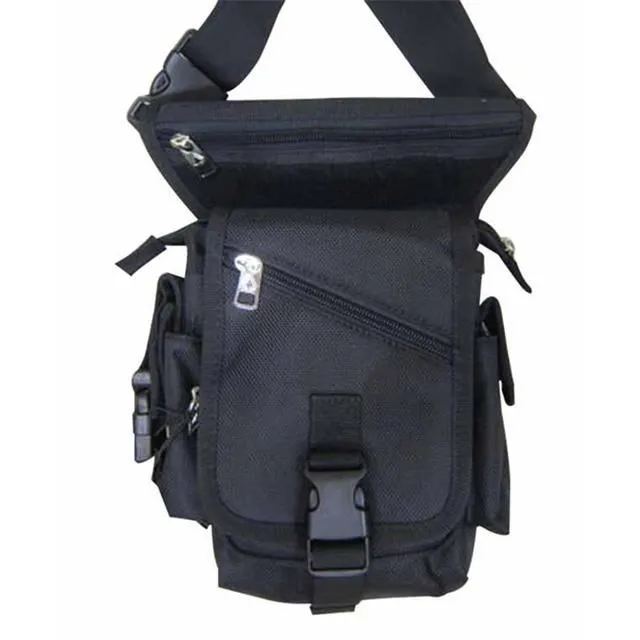 腿包腰背式小腿包主袋+外袋共四層隨身工作工具袋型男隨身物品包防水尼龍布材質 歷史價格詳細信息