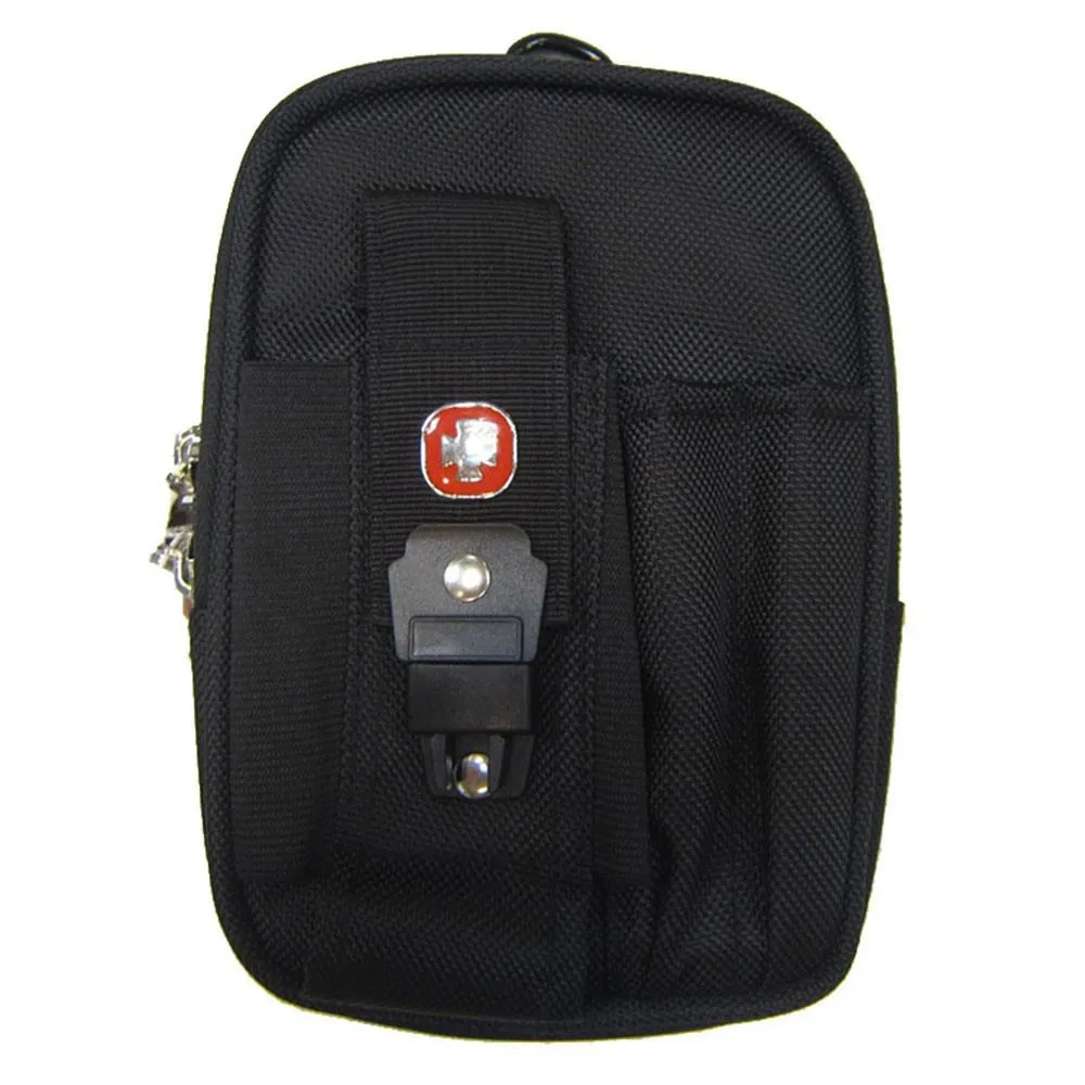 腰包外掛型二層主袋+外袋共三層中容量6寸手機工作工具插筆外袋防水尼龍布 歷史價格詳細信息