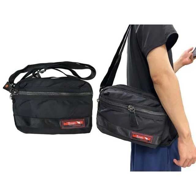 肩側包小容量主袋+外袋共四層防水尼龍布+皮革材質中性款肩背斜側輕巧多袋口 歷史價格詳細信息