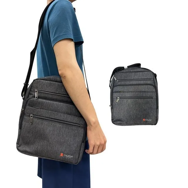 斜側包大容量可A4紙二層主袋+外袋共六層10吋平板進口防水尼龍布肩背斜側 歷史價格詳細信息