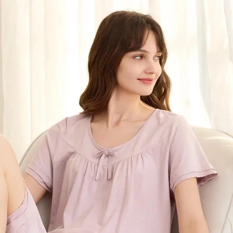 Rosemaid 羅絲美 - 玫瑰花園100%純棉半開釦短袖洋裝睡衣【R4119】 歷史價格詳細信息