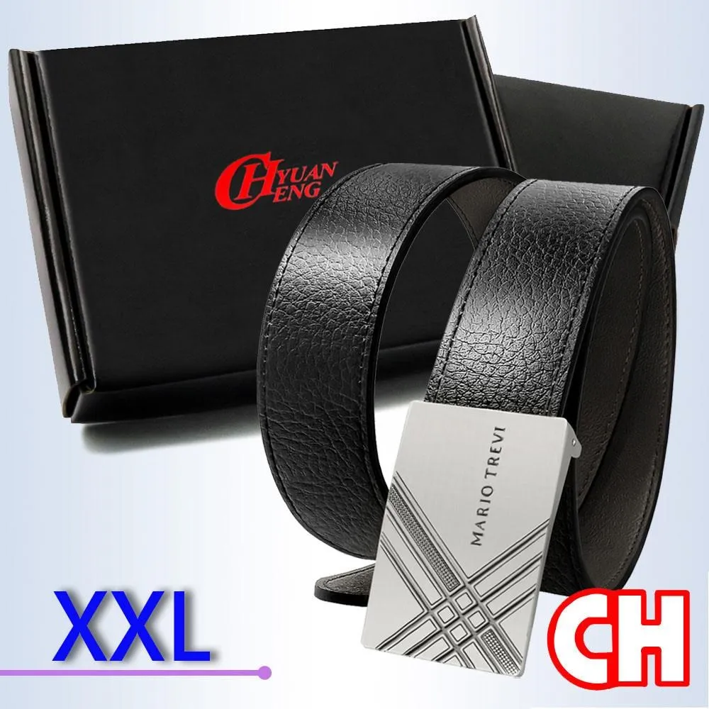 【CH-BELT 銓丞皮帶】加長休閒皮帶 XXL加大腰 針扣夾座 男皮帶腰帶(黑/咖XXL) 歷史價格詳細信息